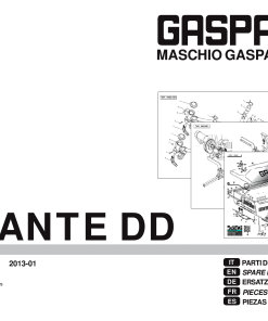 Gaspardo Aliante_DD_2 Seed_drill Parts manual catalog PDF Download