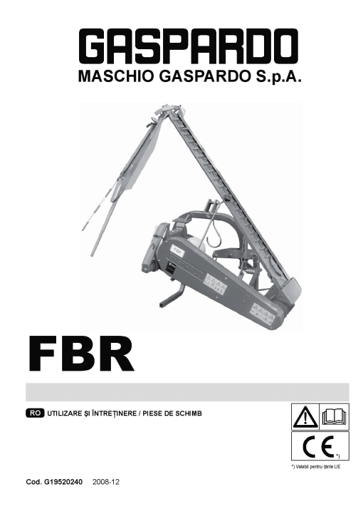 Gaspardo FBR Various Parts manual catalog PDF Download