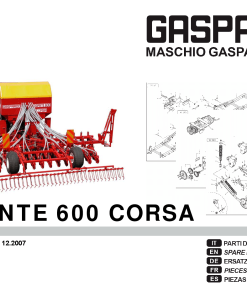 Gaspardo Gigante_600_Corsa Seed_drill Parts manual catalog PDF Download