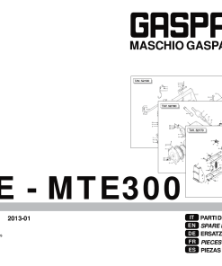 Gaspardo MTE_MTE300 Seed_drill Parts manual catalog PDF Download
