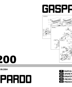 Gaspardo ST200 Seed_drill Parts manual catalog PDF Download