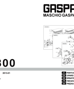 Gaspardo ST300 Seed_drill Parts manual catalog PDF Download