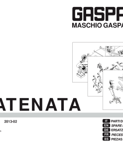 Gaspardo Scatenata Seed_drill Parts manual catalog PDF Download