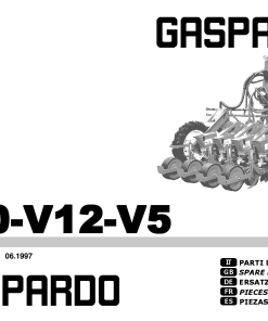 Gaspardo V20_V12_V5 Seed_drill Parts manual catalog PDF Download