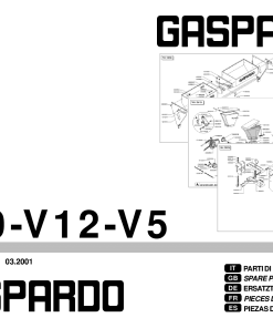Gaspardo V20_V12_V5_2 Seed_drill Parts manual catalog PDF Download