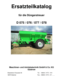 Gustrower D075_076_077_078 Parts manual catalog PDF Download