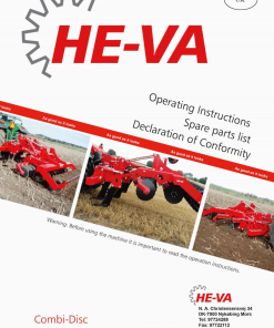 HE-VA Combi-Disc_3.0_3.5_4.0 Disc Parts manual catalog PDF Download