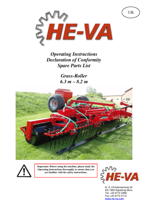 HE-VA Grass-Roller_6.3_8.2 Parts manual catalog PDF Download