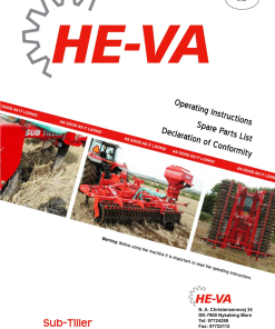 HE-VA Sub-Tiller_2.5_3.0_3.5_4.0_5.0 Combinator Parts manual catalog PDF Download