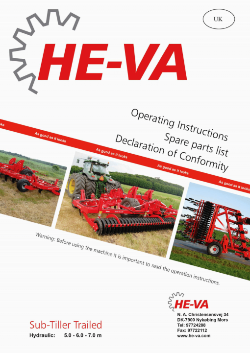 HE-VA Sub-Tiller_5.0_6.0_7.0 Combinator Parts manual catalog PDF Download