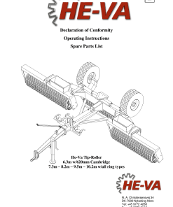 HE-VA Tip-Roller_6.3_7.3_8.2_9.5_10.2 Parts manual catalog PDF Download