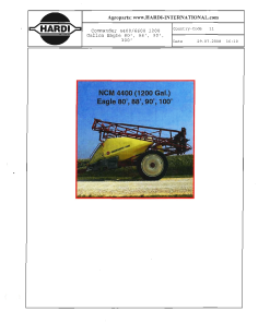 Hardi Commander_4400_6600 Parts manual catalog PDF Download