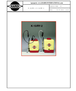 Hardi K-15_RY-2 Parts manual catalog PDF Download