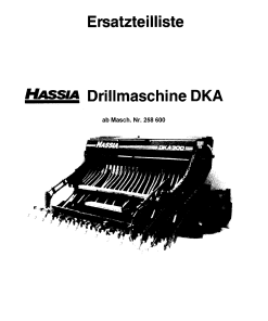 Hassia DKA-258600 Parts manual catalog PDF Download