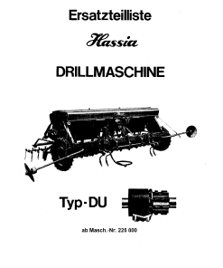 Hassia DU-225000 Parts manual catalog PDF Download