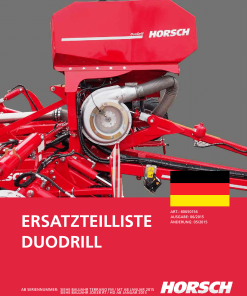 Horsch Duodrill_2 Seed_drill Parts manual catalog PDF Download