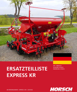 Horsch Express_KR Seed_drill Parts manual catalog PDF Download