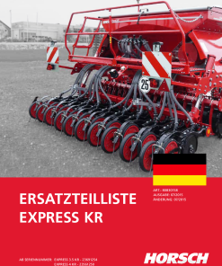 Horsch Express_KR_2 Seed_drill Parts manual catalog PDF Download