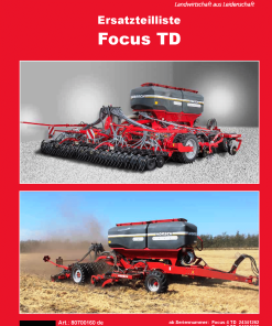 Horsch Focus_TD_2 Seed_drill Parts manual catalog PDF Download