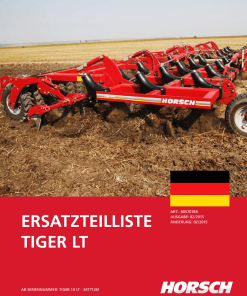 Horsch Tiger_10_LT_2 Seed_bedder Parts manual catalog PDF Download