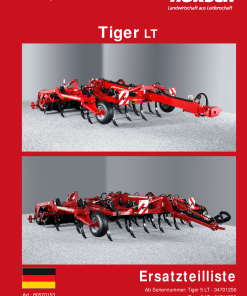 Horsch Tiger_5_6_8_LT Seed_bedder Parts manual catalog PDF Download