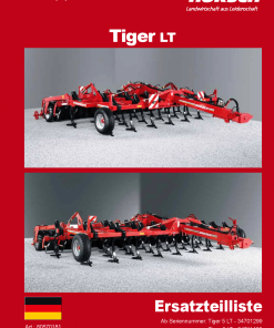 Horsch Tiger_5_6_8_LT_2 Seed_bedder Parts manual catalog PDF Download