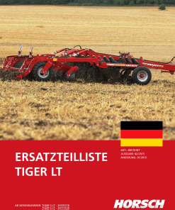 Horsch Tiger_5_6_8_LT_3 Seed_bedder Parts manual catalog PDF Download