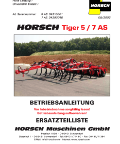 Horsch Tiger_5_7_AS Seed_bedder Parts manual catalog PDF Download