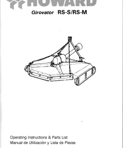 Howard Giravator_RSS_RSM Parts manual catalog PDF Download
