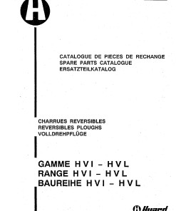 Howard HVI_HVL Parts manual catalog PDF Download