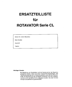 Howard Rotavator_CL Parts manual catalog PDF Download