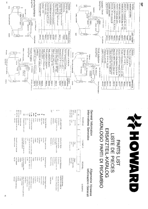 Howard Swingplov Parts manual catalog PDF Download