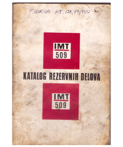IMT 509 Parts manual catalog PDF Download