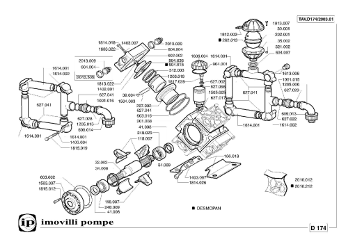 Imovilli d174 Parts manual catalog PDF Download