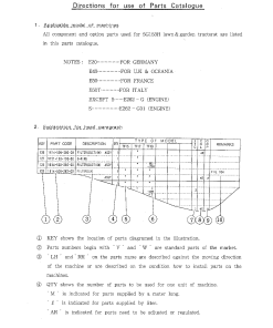 Iseki SG153 Parts manual catalog PDF Download