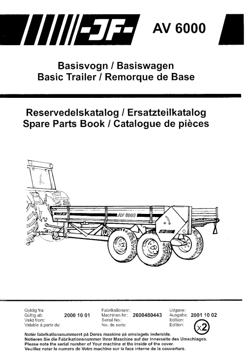 JF_Stoll AV_6000_2000 Trailer Parts manual catalog PDF Download