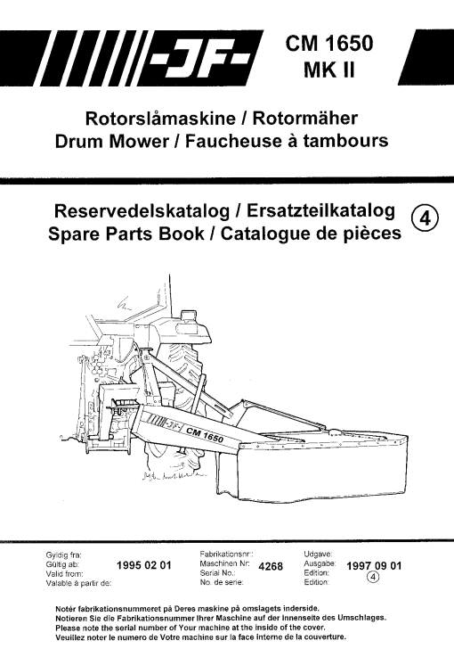 JF_Stoll CM_1650_1995 Mower Parts manual catalog PDF Download