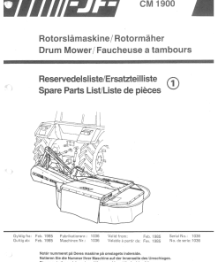 JF_Stoll CM_1900_1985 Mower Parts manual catalog PDF Download