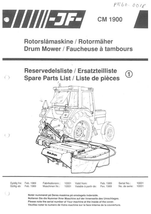 JF_Stoll CM_1900_1989 Mower Parts manual catalog PDF Download