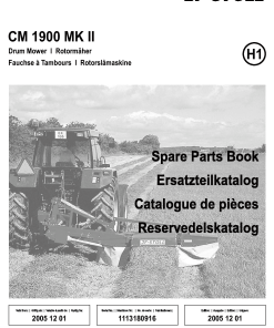 JF_Stoll CM_1900_2005 Mower Parts manual catalog PDF Download