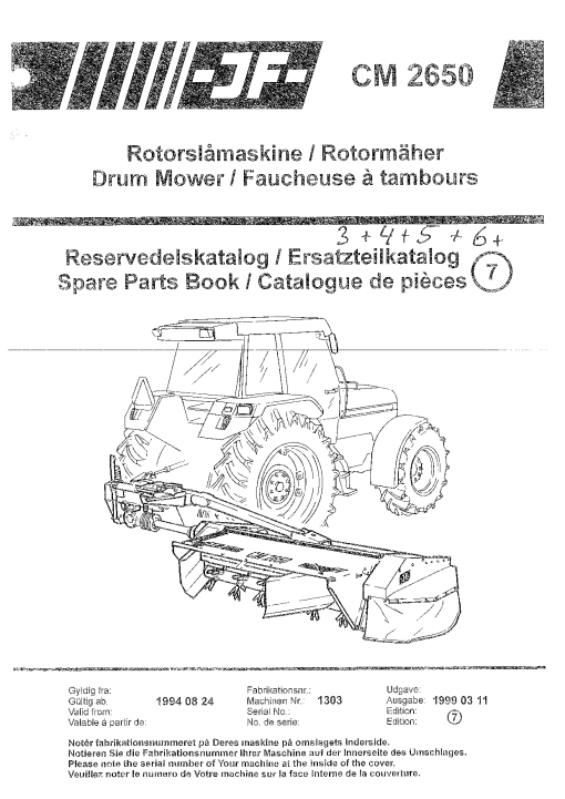 JF_Stoll CM_2650_1994 Mower Parts manual catalog PDF Download