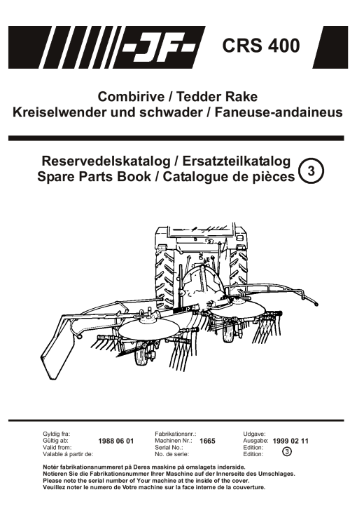 JF_Stoll CRS_400 Tedder Parts manual catalog PDF Download