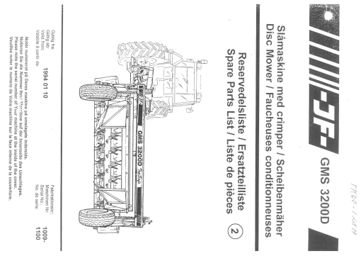 JF_Stoll GMS_3200_D Mower Parts manual catalog PDF Download