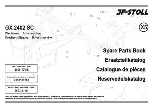 JF_Stoll GX_2402_SC Mower Parts manual catalog PDF Download