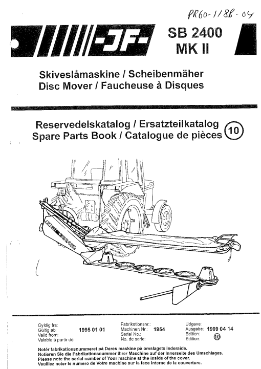 JF_Stoll SB_2400_1995 Mower Parts manual catalog PDF Download
