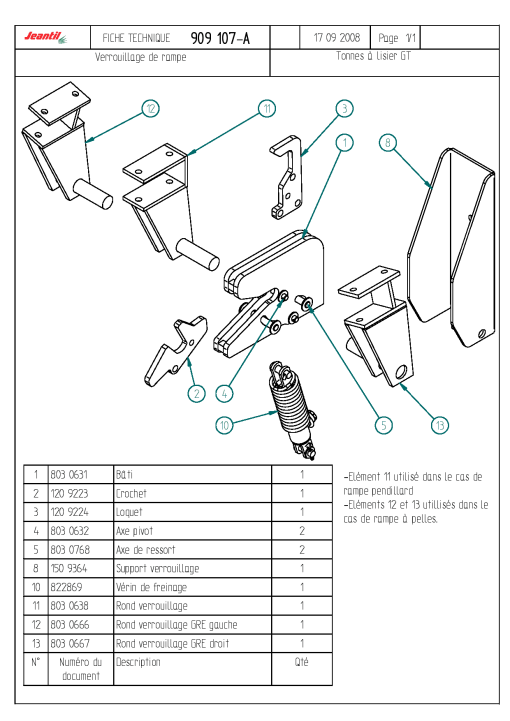 Jeantil GT_MEC Parts manual catalog PDF Download