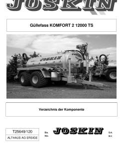 Joskin Komforrt_2_12000Muck spreader Parts manual catalog PDF Download