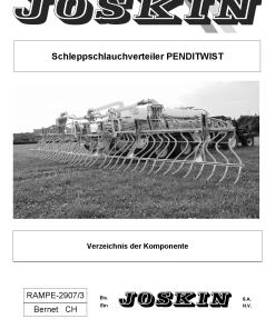 Joskin Penditwist Combinator Slurry Parts manual catalog PDF Download
