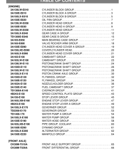 Kioti CK27 Parts manual catalog PDF Download