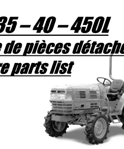 Kioti DK35_DK40_DK450 Parts manual catalog PDF Download